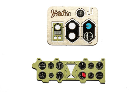 ヤフーモデル YMA2406 1/24 A6M2 （中島色)計器盤 (トランぺッター用）