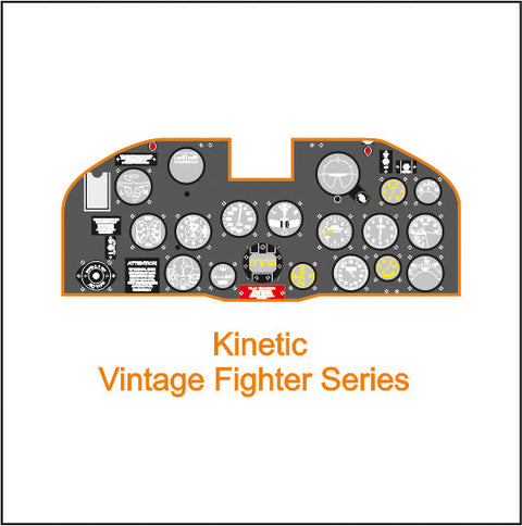 ヤフーモデル YMA2407 1/24 P-47 サンダーボルト初期型 計器盤 （キネティック / ヴィンテージファイターシリーズ ）