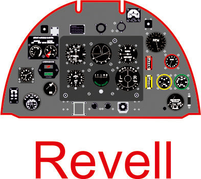 ヤフーモデル YMA3201 1/32 スピットファイアMk.II 計器盤 (レベル用）