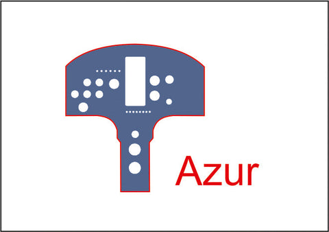 ヤフーモデル YMA3205 1/32 D.520 デヴォアティーヌ 計器盤 （アズール用）