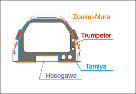 ヤフーモデル YMA3208 1/32 P-51DムスタングIV後期 計器盤 (タミヤ用）