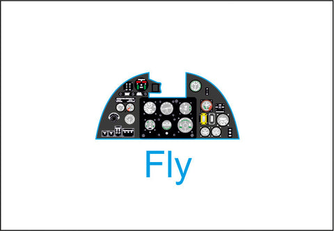 ヤフーモデル YMA3212 1/32 ハリケーン Mk.I 計器盤 （フライ用）