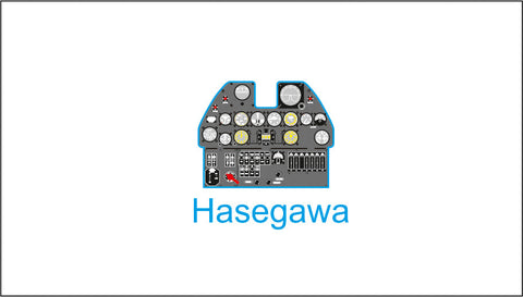 ヤフーモデル YMA3236 1/32 P-40Eキティホーク 計器盤 (ハセガワ用）