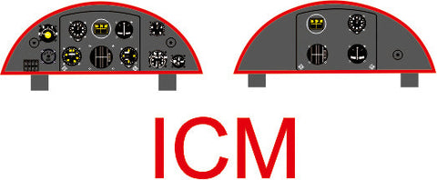 ヤフーモデル YMA4805 1/48 ポリカールポフ U-2/Po-2 LNB 計器盤 （ICM用）