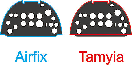 ヤフーモデル YMA4806 1/48 スピットファイア I 計器盤 (エアフィックス用）