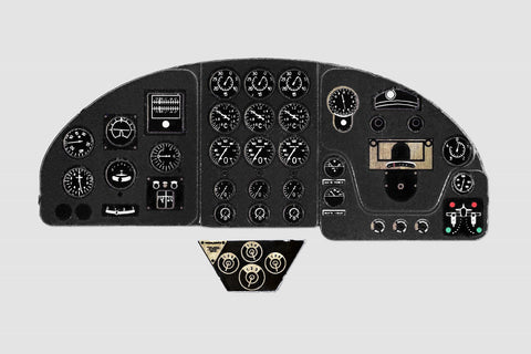 ヤフーモデル YMA4840 1/48 サヴォイア SM.79 I 計器盤 (トランぺッター用）