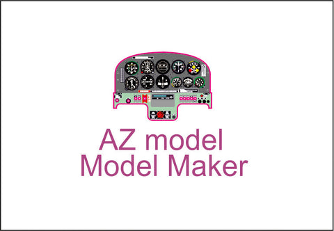 ヤフーモデル YMA4852 1/48 ズリン Z-50 計器盤 （AZ モデル/Model Maker用）