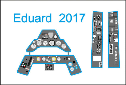 ヤフーモデル YMA4863 1/48 フォッケウルフ Fw190A-3 計器盤 （エデュアルド (2017)用）