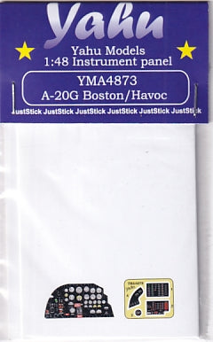ヤフーモデル YMA4873 1/48 A-20G ハボック ボストン 計器盤 （イタレリ用）