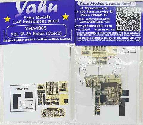 ヤフーモデル YMA4885 1/48 PZL W-3ソクウ（チェコ）計器盤 （Answer用）
