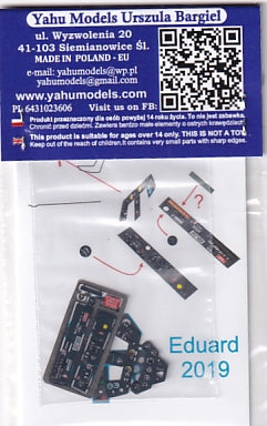 ヤフーモデル YMA4901 1/48 フォッケウルフ Fw190 A-8 計器盤 （エデュアルド（2019）用）