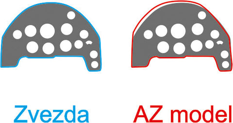 ヤフーモデル YMA7220 1/72 メッサーシュミットMe-109G-6 計器盤 （AZモデル用）