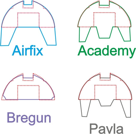 ヤフーモデル YMA7238 1/72 タイフーン Mk.I 計器盤 (エアフィックス用）