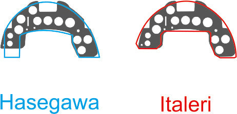 ヤフーモデル YMA7239 1/72 MC.202 初期型 計器盤 （ハセガワ / イタレリ用）