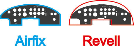 ヤフーモデル YMA7240 1/72 アブロ・ランカスター 計器盤 （エアフィックス / レベル用）