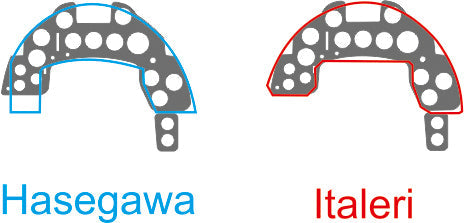 ヤフーモデル YMA7241 1/72 MC.205 計器盤 （ハセガワ / イタレリ用）