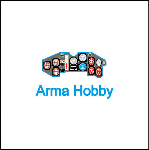 ヤフーモデル YMA7287 1/72 PZL P.7 計器盤 （アルマホビー用）