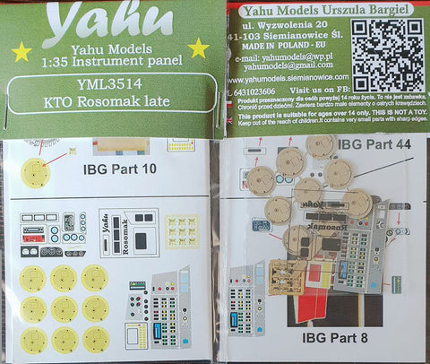 ヤフーモデル YML3514 1/35 KTO ロソマク後期型 （IBG用）