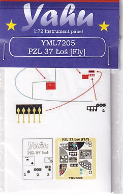 ヤフーモデル YML7205 1/72 PZL.37 ロシュ 計器盤 （フライ用）