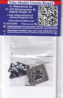 ヤフーモデル YML7212 1/72 PZL P.11c 計器盤 （アズール / エレール / PZW用）