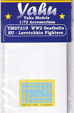 ヤフーモデル YMS7219 1/72 WW II シートベルト - SU - ラヴォーチキン戦闘機