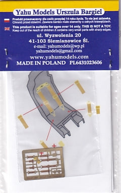 ヤフーモデル YMS7224 1/72 サーブ J-29 シートベルト