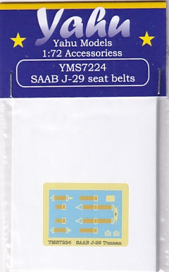 ヤフーモデル YMS7224 1/72 サーブ J-29 シートベルト
