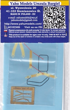 ヤフーモデル YMS7225 1/72 WW II シートベルト ポリカールポフ