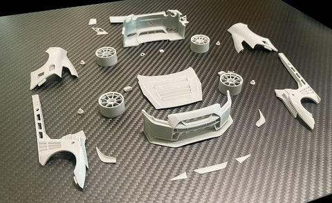 ZoomOn CS001 1/24 日産 GT-R No.48 NILZZ レーシング ゴー＆ファン - GT300（アオシマ用）