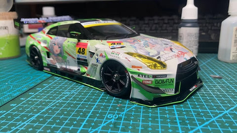 ZoomOn CS001 1/24 日産 GT-R No.48 NILZZ レーシング ゴー＆ファン - GT300（アオシマ用）