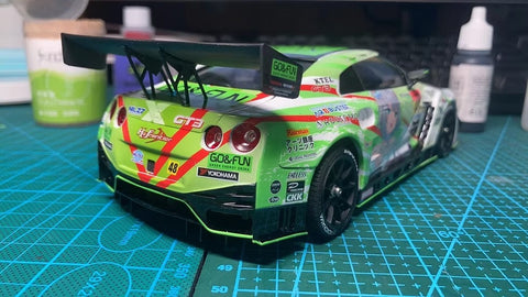 ZoomOn CS001 1/24 日産 GT-R No.48 NILZZ レーシング ゴー＆ファン - GT300（アオシマ用）
