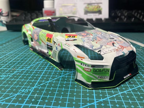 ZoomOn CS001 1/24 日産 GT-R No.48 NILZZ レーシング ゴー＆ファン - GT300（アオシマ用）