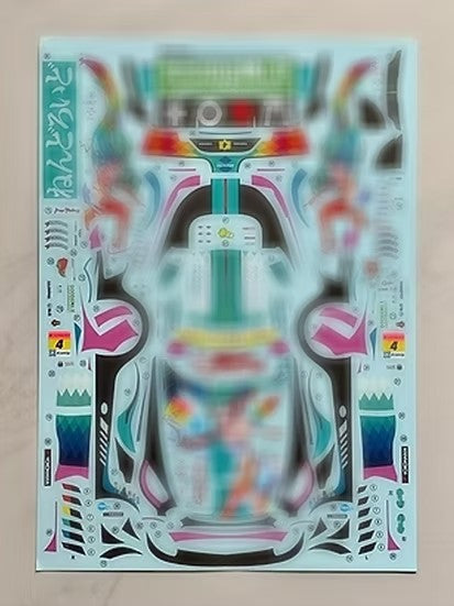 ZoomOn CS009 1/24 メルセデス AMG GT Evo オートバックス スーパー GT 2016 グッドスマイルレーシング & チームUKYO（タミヤ用）デカール