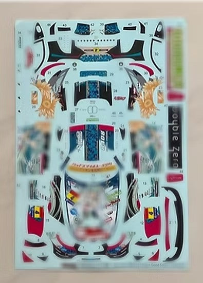 ZoomOn CS011 1/24 メルセデス AMG GT Evo インターコンチネンタル GT チャレンジ トータル スパ 24 時間レース 2017（タミヤ用）デカール