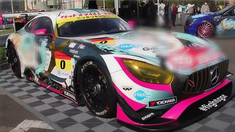 ZoomOn CS012 1/24 メルセデス AMG GT Evo オートバックス スーパー GT 2018 グッドスマイルレーシング & チームUKYO（タミヤ用）デカール