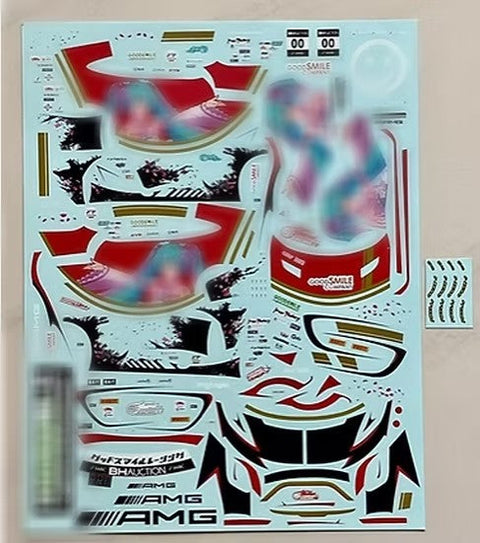 ZoomOn CS014 1/24 メルセデス AMG GT Evo インターコンチネンタル GT チャレンジ 鈴鹿 10H 2019（タミヤ用）デカール