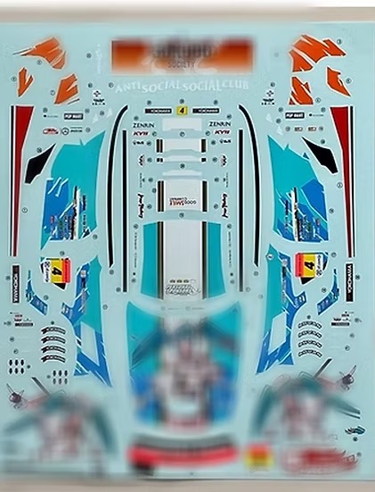 ZoomOn CS018 1/24 メルセデス AMG GT Evo オートバックス スーパー GT 2023 グッドスマイルレーシング & チームUKYO（タミヤ用）デカール