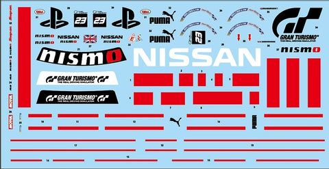 ZoomOn CS103 1/24 日産 ニスモ GT-R R35 GT3 グランツーリスモ ムービー2023 ver.（アオシマ用）