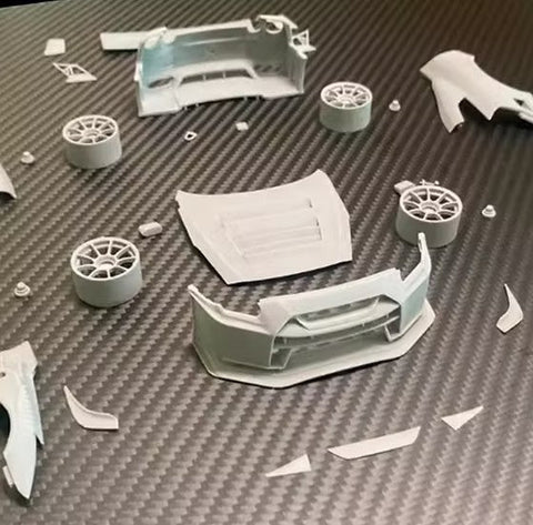 ZoomOn CS103 1/24 日産 ニスモ GT-R R35 GT3 グランツーリスモ ムービー2023 ver.（アオシマ用）