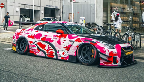 ZoomOn CS118 1/24 日産 GTR-R35 BAPE X LBWK タイプ2 (アオシマ用)デカール