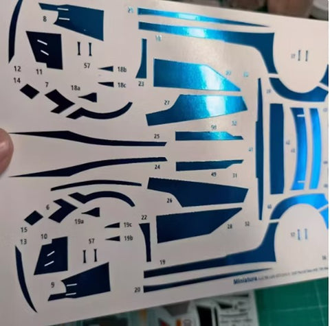 ZoomOn CS132  1/24 ターマックワークス x サイバーフォーミュラ アウディ R8 LMS GT3 Evo II マカオGP 2024 デカール(モンモデル用)