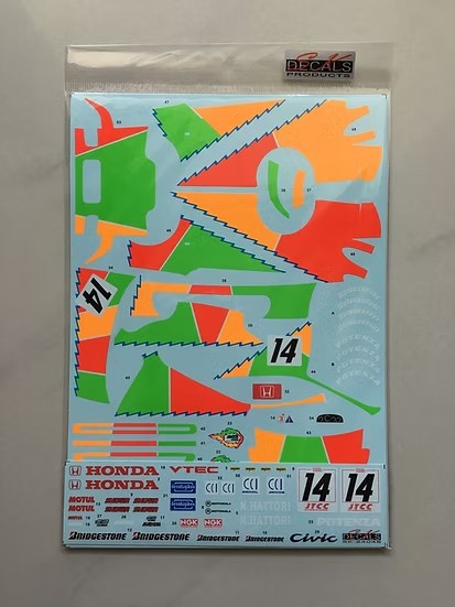 SKデカール SK24046 1/24 ホンダ シビック EG9 ジャックス