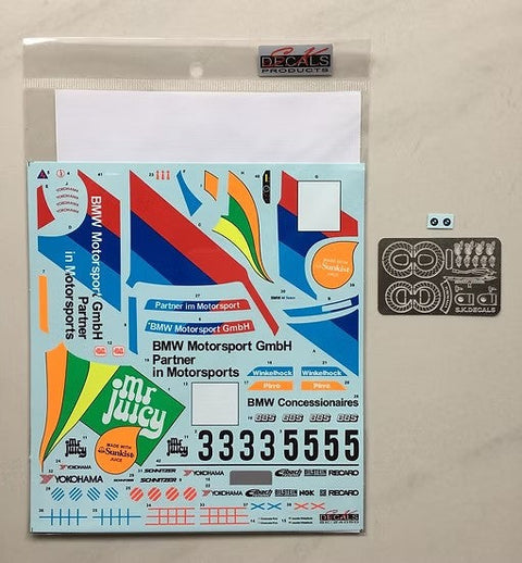 SKデカール SK24050 1/24 BMW M3 E30 マカオ ギア 90 Mr. Juicy