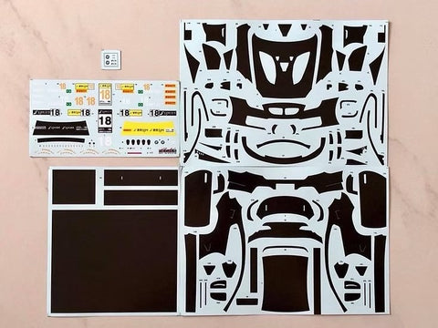 SKデカール SK24076 1/24 BMW M6 GT3 FIA GT ワールドカップ マカオ 17 #18