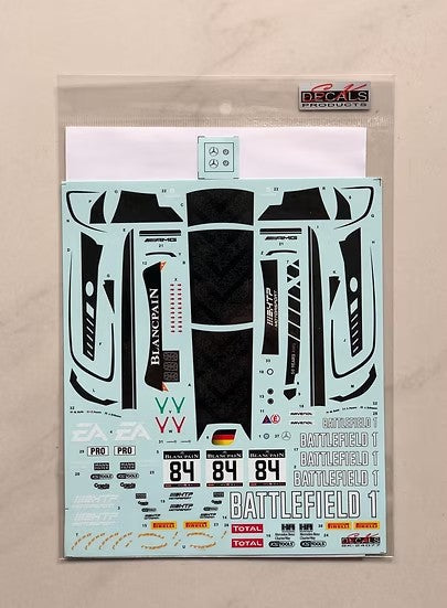 SKデカール SK24077 1/24 メルセデス AMG GT ブランパン GT 17 Battlefield