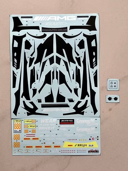 SKデカール SK24082 1/24 メルセデス AMG GT FIA GT Cup  マカオ 18 #888