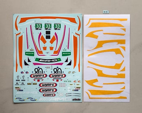 SKデカール SK24097 1/24 メルセデス AMG GT IMSA 19 チーム ライリー・モータースポーツ Wynn's
