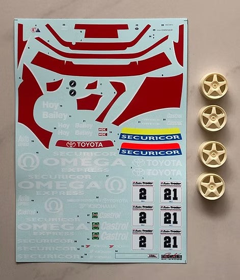 SKデカール SK24098 1/24 トヨタ コロナ ST191 BTCC 93 チーム Securicor