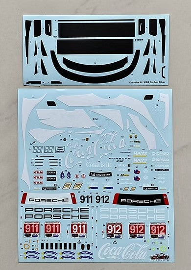 SKデカール 1/24 SK24190 ポルシェ 911 RSR IMSA スポーツカー選手権 プチ・ル・マン 2019 ポルシェ GT チーム