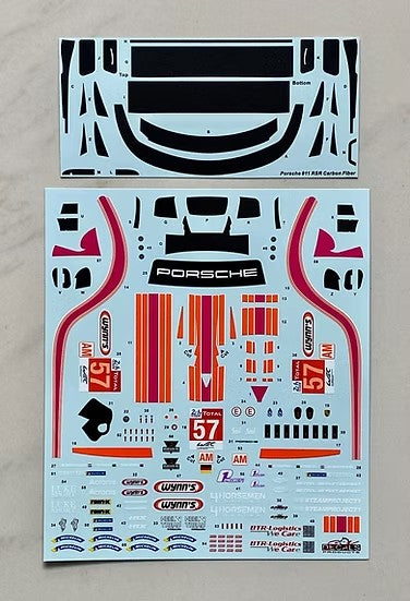 SKデカール 1/24 SK24191 ポルシェ 911 RSR FIA 世界耐久選手権 ル・マン24時間レース  2020 チーム・プロジェクト1 #57